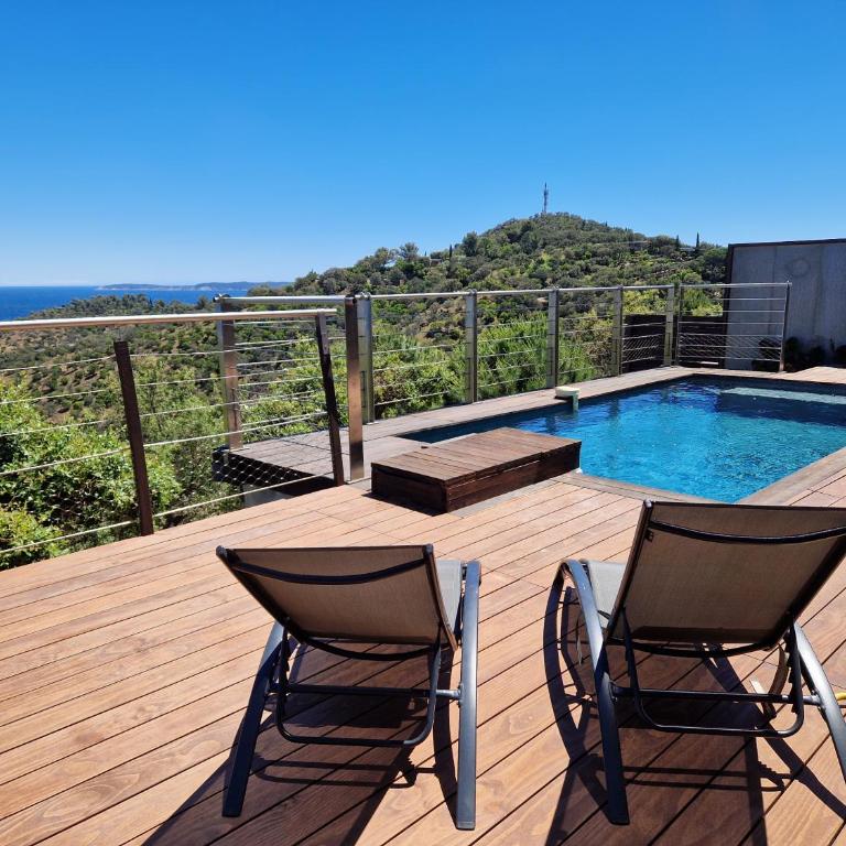 Gaou - Villa ONEIROS, paisible avec piscine & vue mer - Villa - Vue sur Mer - 3