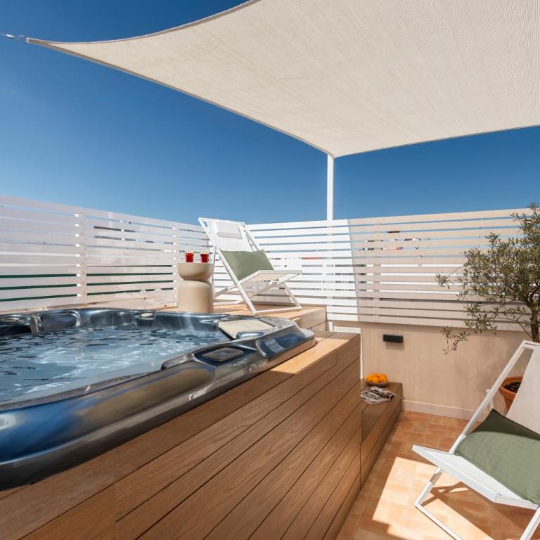 Alameda 1851 - Terrace and jacuzzi - Apartamento de 2 dormitorios con jacuzzi compartido en terraza compartida - 1