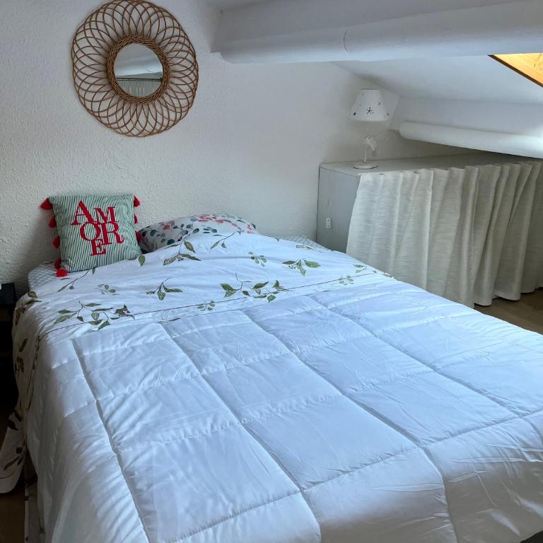Grand Studio Mezzanine Calme Climatisé Parking privé Plage 700 m - Appartement 1 Chambre - 16