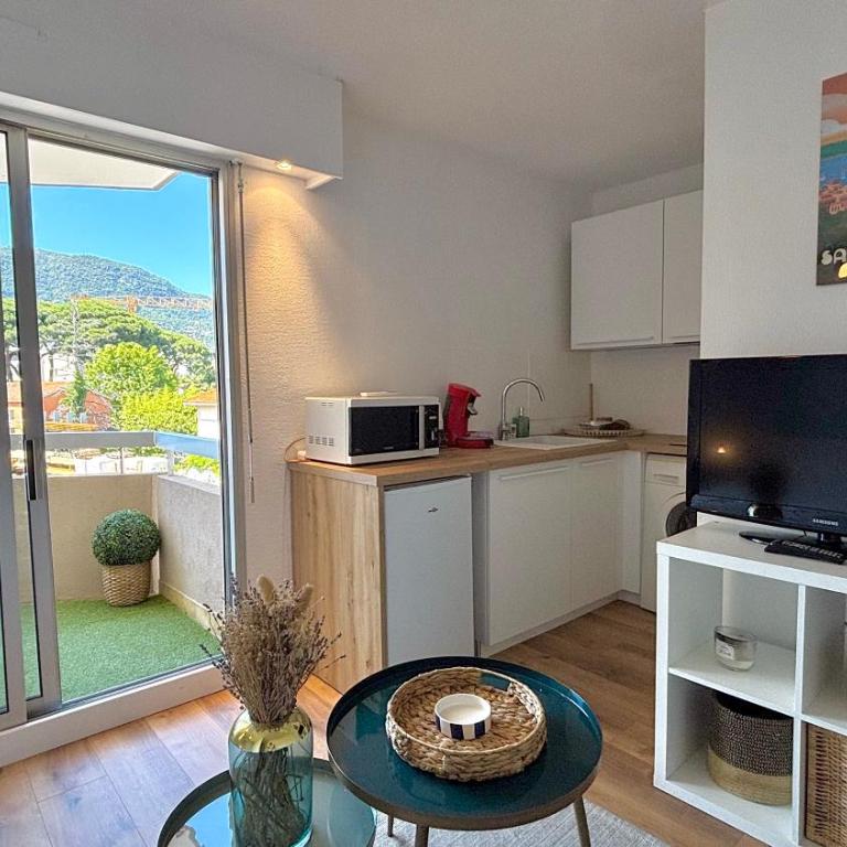 Le Riviera – Studio centre, plages à pied - Studio-Apartment mit Balkon - 5