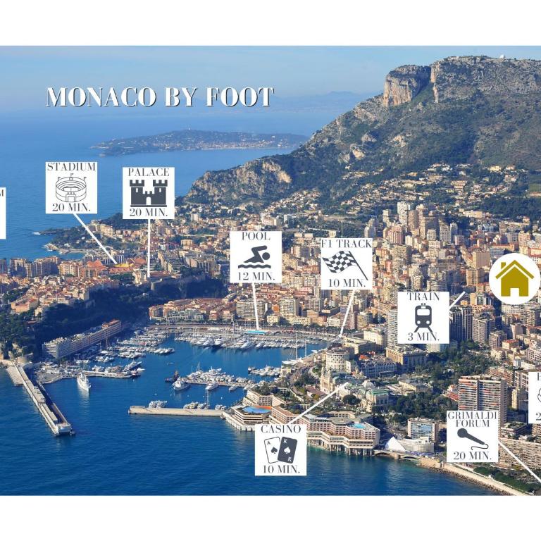 Monaco - Entire top floor with terrace and garage - Appartement - 45