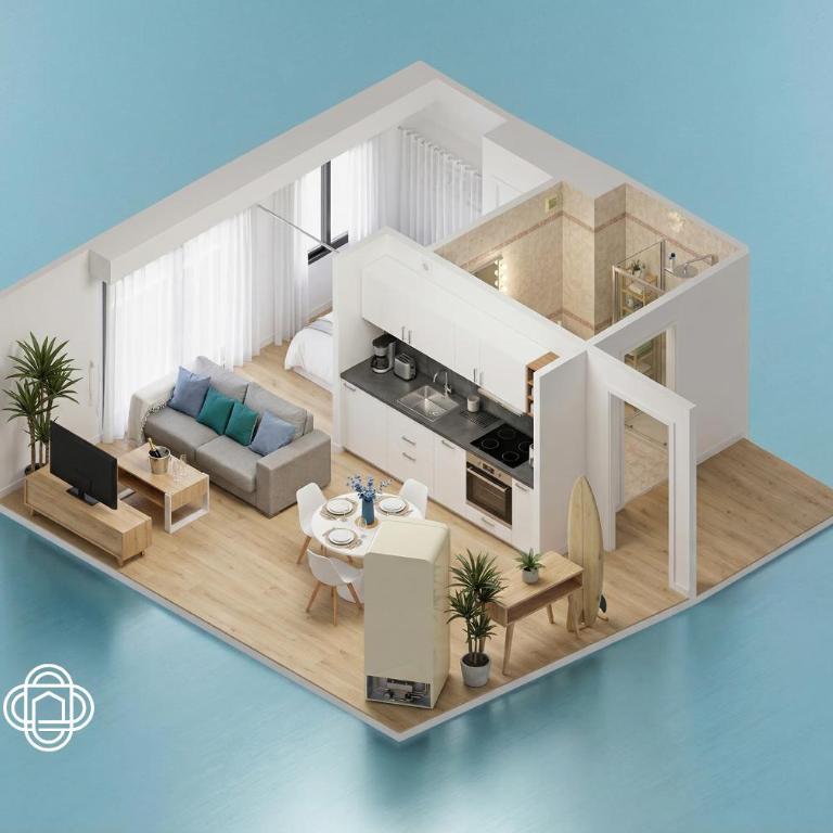 Hauteur de Beausoleil - Vue mer et Monaco - CT - Appartement 1 Chambre - 5