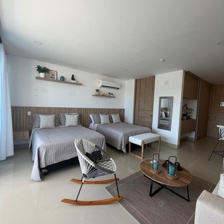 Reserva del Mar Apartamento Loft con Vista Lateral al Mar Piso 18 - Apartamento de 1 dormitorio con balcón - 9
