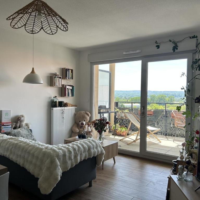 Nid douillet - Terrasse Séjour au vert - Proche de Lyon - Appartement 1 Chambre - 1