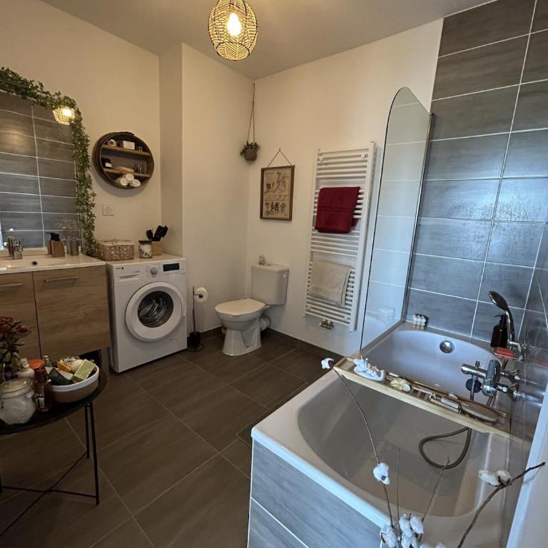 Nid douillet - Terrasse Séjour au vert - Proche de Lyon - Appartement 1 Chambre - 6