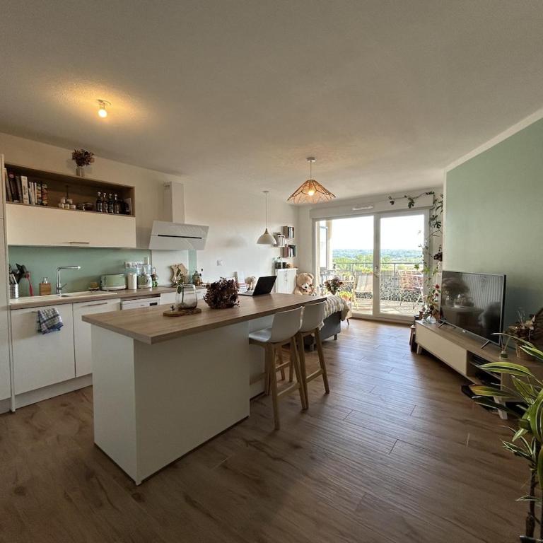 Nid douillet - Terrasse Séjour au vert - Proche de Lyon - Appartement 1 Chambre - 7