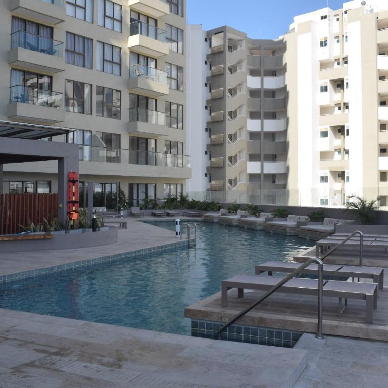 Hermoso apartestudio, con balcón en Santa Marta - Apartamento de 1 dormitorio - 7