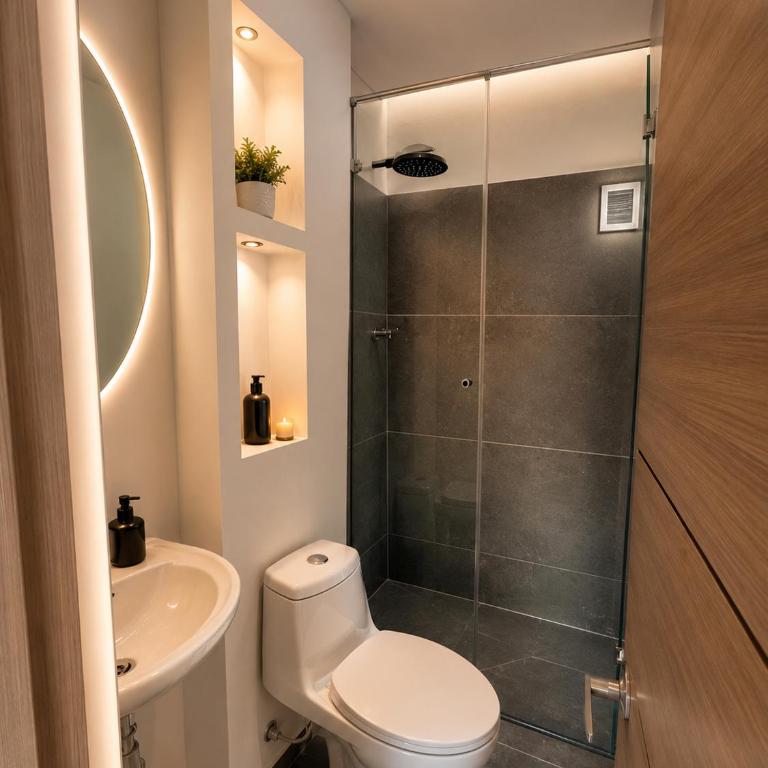 Apto Moderno de Lujo con Balcón Amplio y Vista Urbana - Apartamento de 2 dormitorios - 5