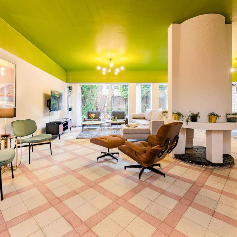 NEW Anzures Area Home BBQ Parking Private Patio - Apartamento Estándar - 9