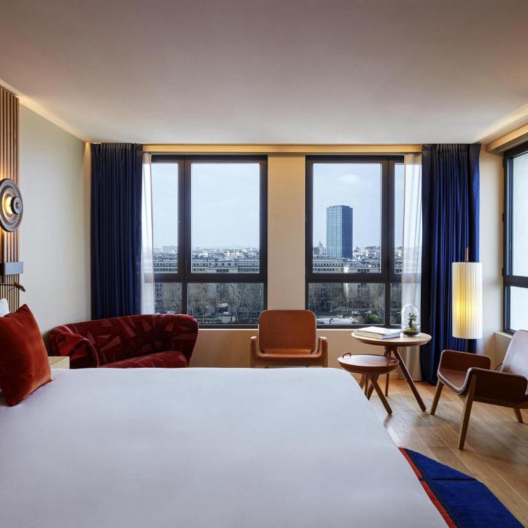 SO/ Paris Hotel - Studio Panorama Junior Suite – Blick auf die Seine und den Eiffelturm - 10