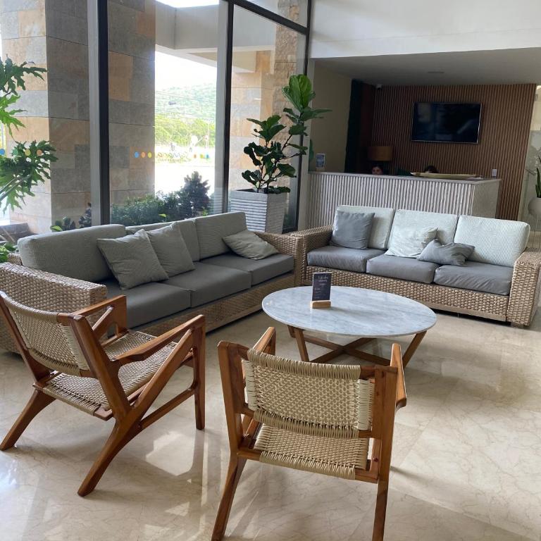 Lujoso Apto en Pozos Colorados Samaria club de playa - Apartamento de 2 dormitorios con balcón - 55