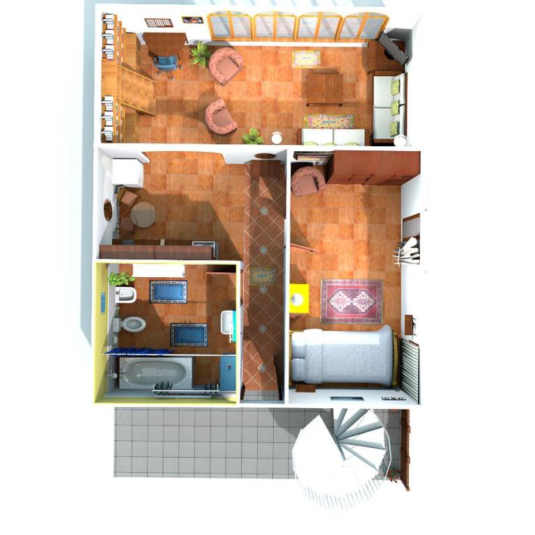 Casas Perla & Maribel - Apartamento de 1 dormitorio con vistas al mar - 2