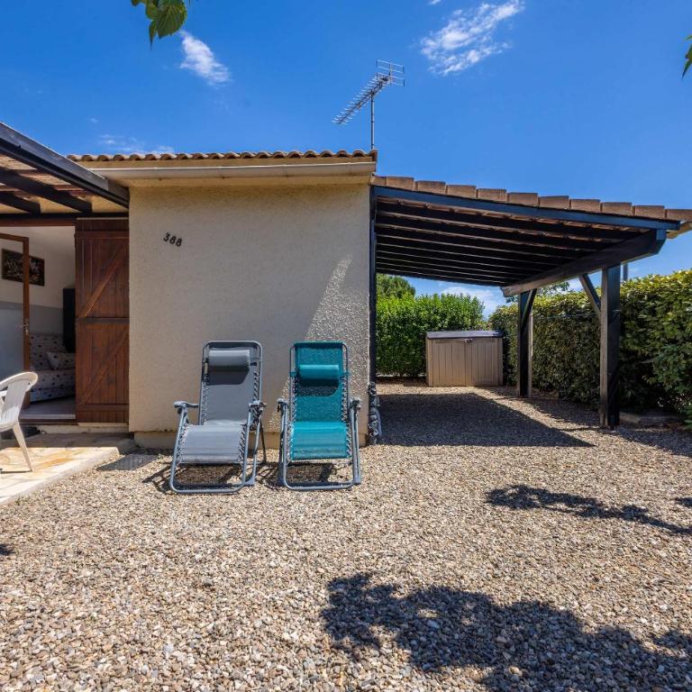 Pavillon indépendant pour 6 personnes dans une résidence sécurisée avec piscine - Ferienhaus - 11