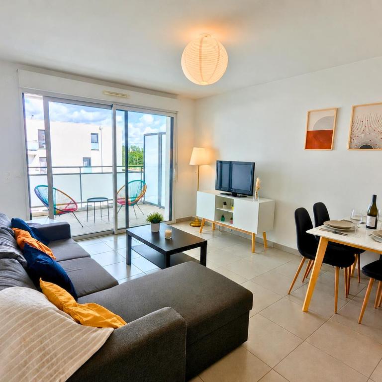 Le Quai dacquois, 4 min gare, parking, terrasse - Appartement 1 Chambre - 1