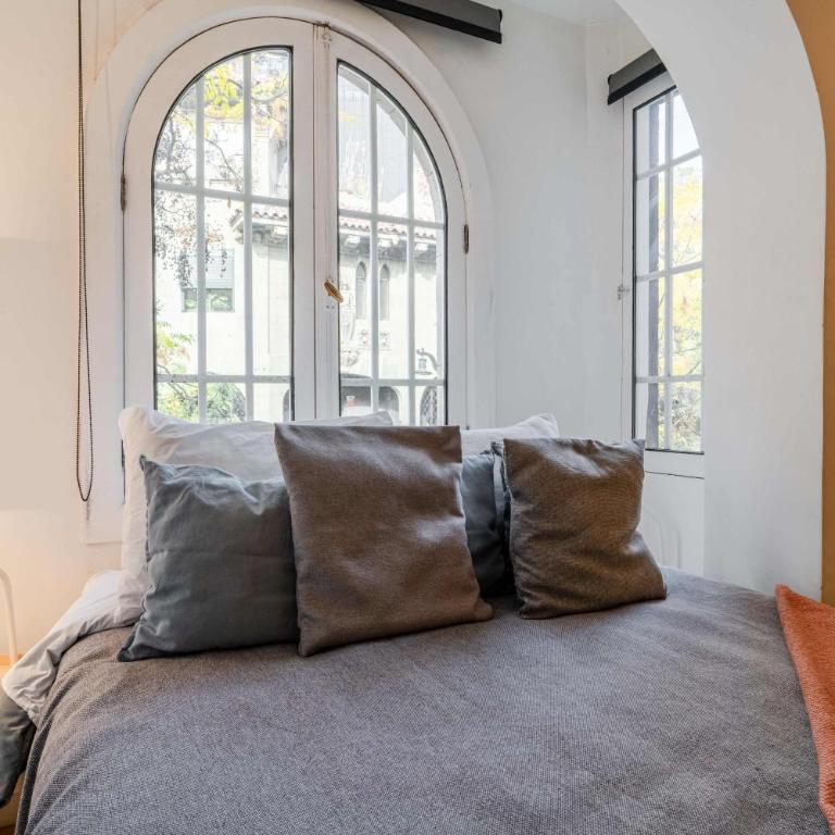 HOM I Wifi AirAcond Cafe Encanto Arte Lastarria - Apartamento - 26