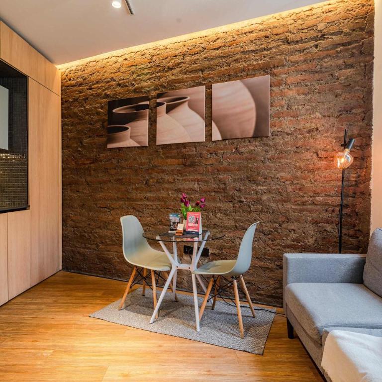 HOM l Wifi AirAcond Historia Vida Museos Lastarria - Apartamento - 6