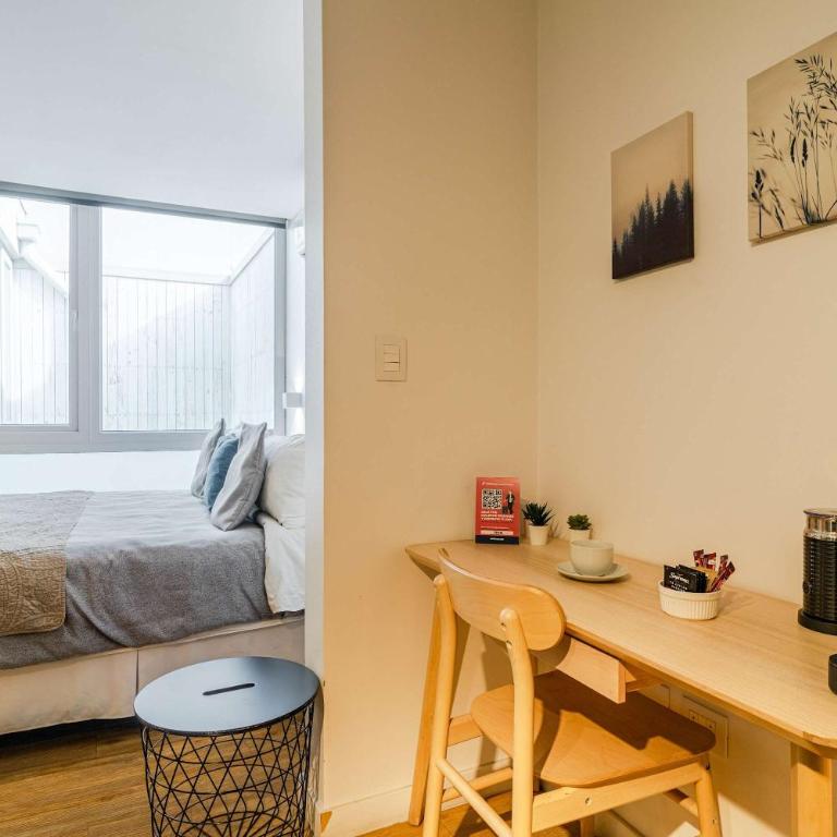 HOM l Wifi Conford AirAcond Arte Cultura Lastarria - Apartamento - 4