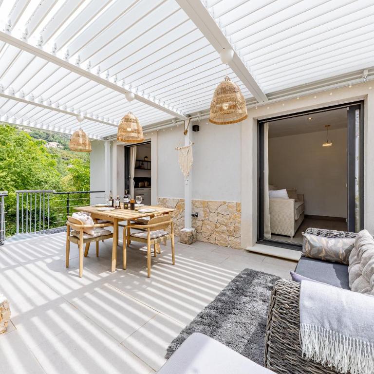 Appartement Design avec Grande Terrasse, BBC & vue verdure -4pers - Appartement 1 Chambre - 9