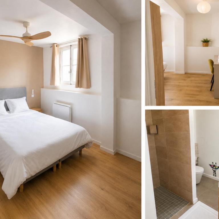 Le Charme de Rue Littré - Carcassonne - Doppelzimmer mit Gartenblick - 5