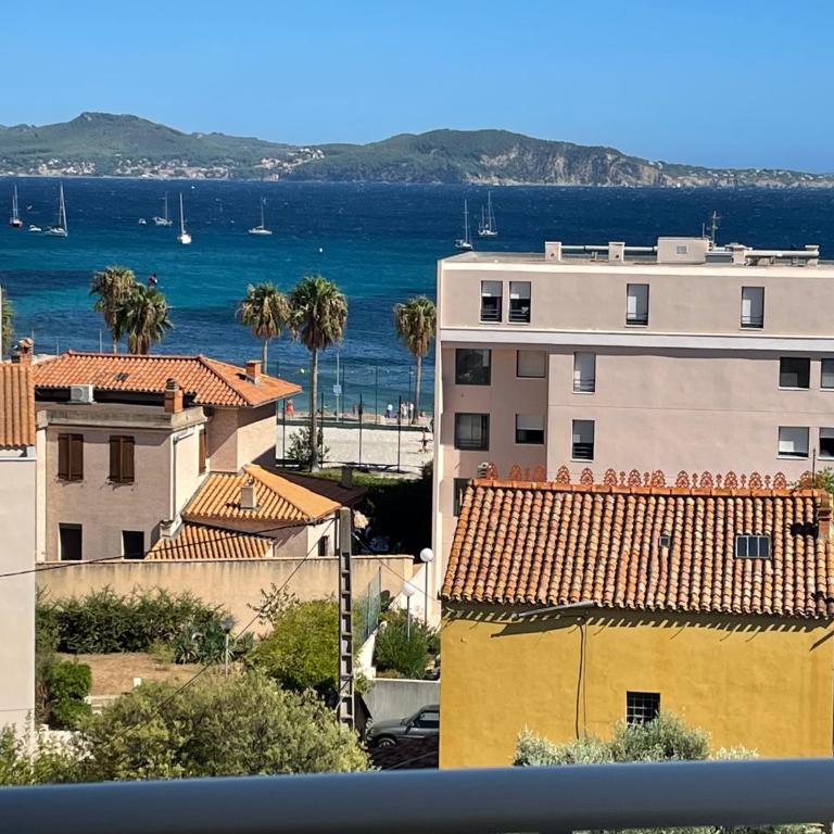 Très beau T2 climatisé refait à neuf, vue mer panoramique exceptionnelle à 120m à pied de la plage - Apartment mit 1 Schlafzimmer - 10