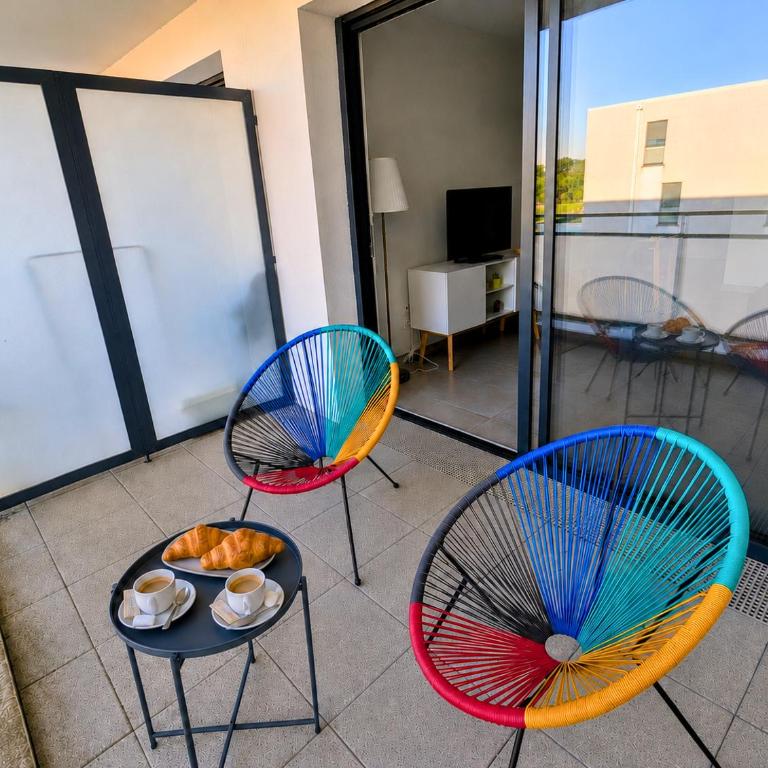 Le Quai dacquois, 4 min gare, parking, terrasse - Appartement 1 Chambre - 4