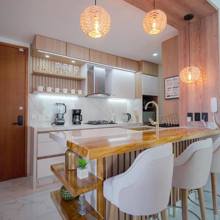 Sand Whisper Infinito Inn Bocagrande Cartagena - Two-Bedroom Deluxe Apartment - 45