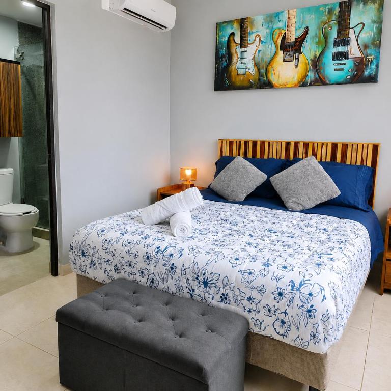2BR Resort Apartment Cancun Pool WiFi AC - Apartamento de 2 dormitorios con balcón - 4