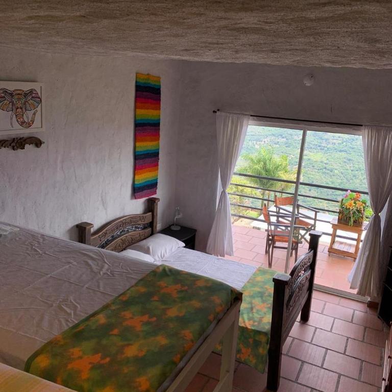 Cabañas con vista a San Gil Villa Alto del Angel - Casa con 1 dormitorio - 10