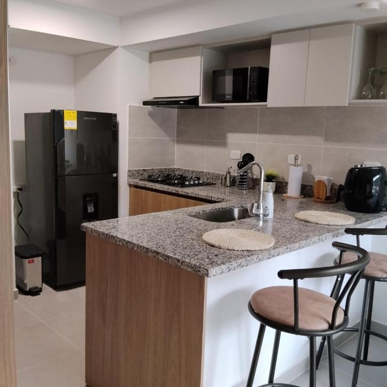 Coralina Caribe Apartaestudio moderno y acogedor - Apartamento de 1 dormitorio - 3