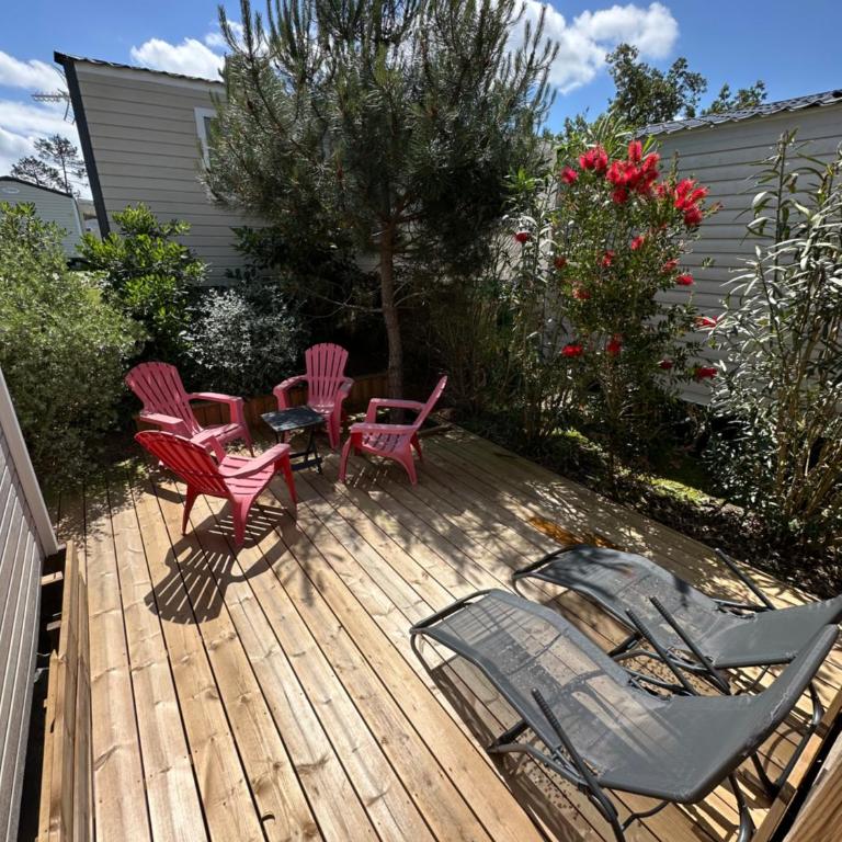 Camping Les Viviers Siblu au Cap Ferret - Mobilhome cosy - Mobile Home - 4