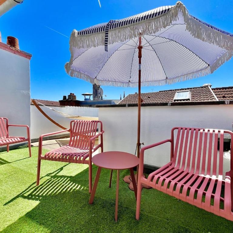 Belle Étoile - Rooftop & Hammock - Mulhouse Center - One-Bedroom Apartment with Terrace - 1