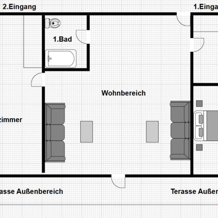 Ferienwohnungen Relax - Apartment mit 2 Schlafzimmern - 3