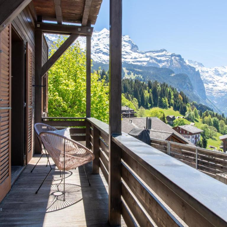 Chalet Sonneck - Apartment mit Blick auf die Berge - 20