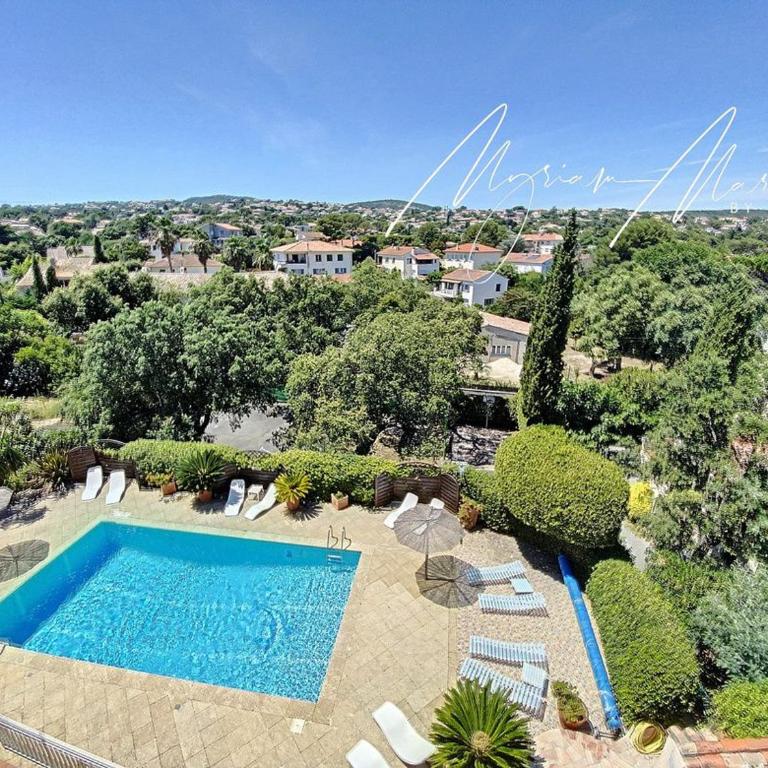 Duplex T3 à St Aygulf avec piscine et à 500m de la mer - Apartment mit 3 Schlafzimmern - 12