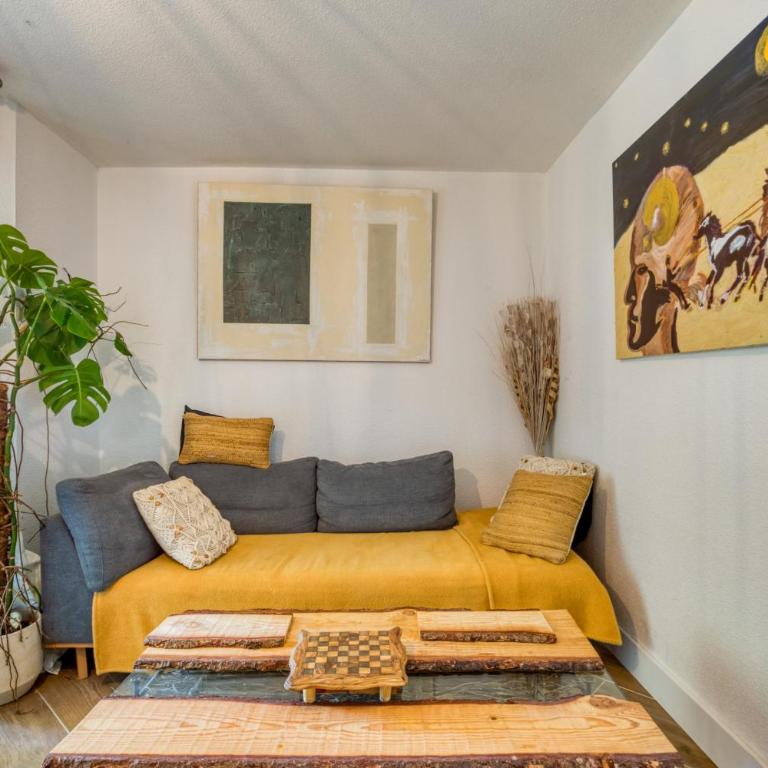 T2 cosy app face mer plage tennis - Appartement 1 Chambre Supérieur avec Balcon - 4