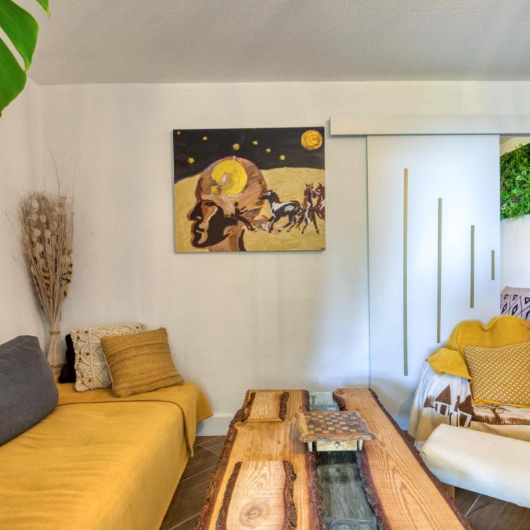T2 cosy app face mer plage tennis - Appartement 1 Chambre Supérieur avec Balcon - 5