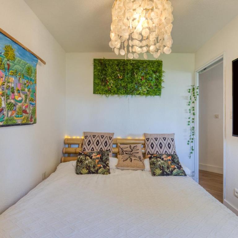 T2 cosy app face mer plage tennis - Appartement 1 Chambre Supérieur avec Balcon - 13