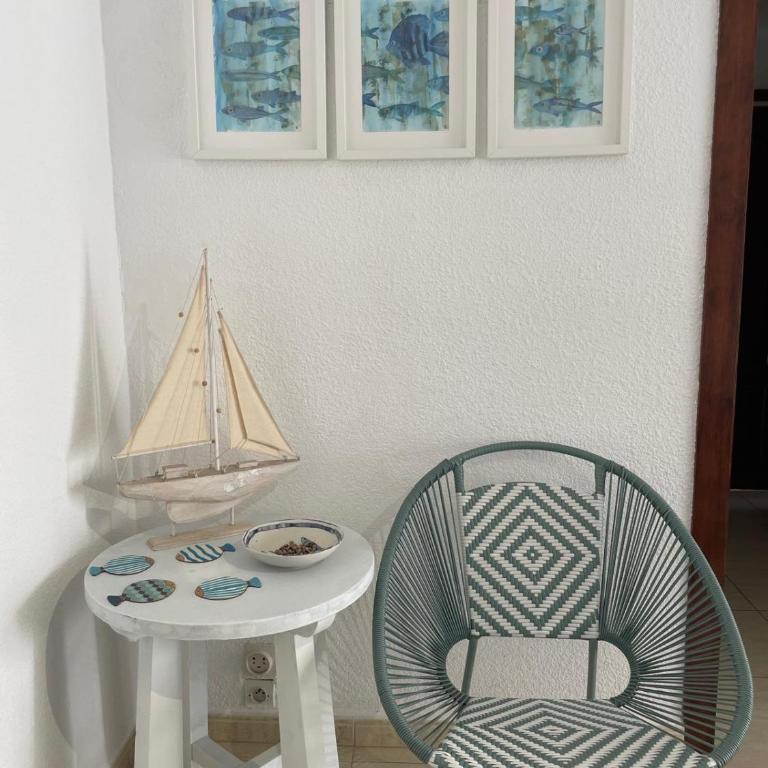 Apartamento con vistas laterales al mar en Platja - Apartamento de 3 dormitorios - 5
