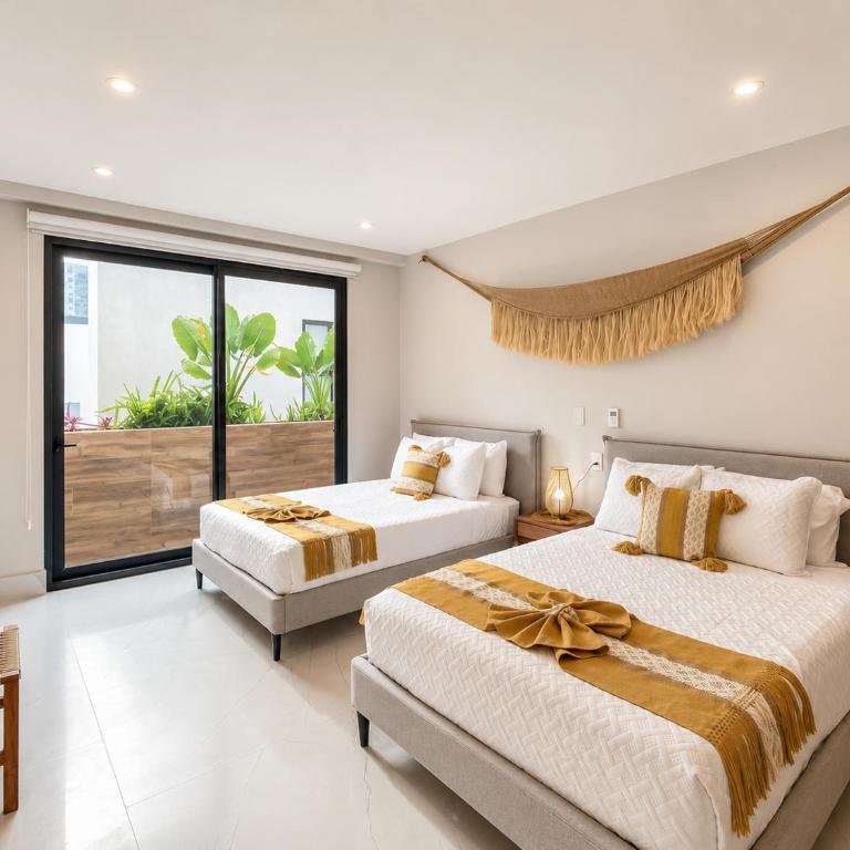Luxury Retreat in Puerto Cancun with Rooftop Pool - Three-Bedroom Premium Apartment - 23