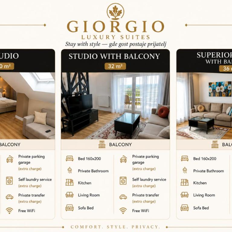 Giorgio Luxury Suites - Studio sa Balkonom - 3