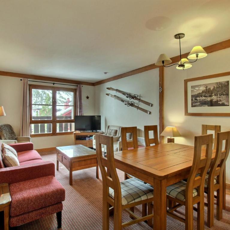 Arc 1950, Appartement 3 chambres Duplex 8 pers, Vue Montagne, Sauna, Hammam, Jacuzzi, Piscine extérieure chauffée - Three-Bedroom Apartment with Mountain View - 9