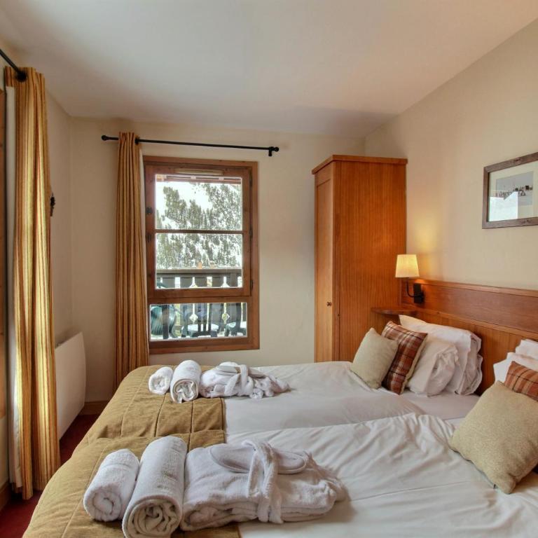 Arc 1950, Appartement 3 chambres Duplex 8 pers, Vue Montagne, Sauna, Hammam, Jacuzzi, Piscine extérieure chauffée - Three-Bedroom Apartment with Mountain View - 17