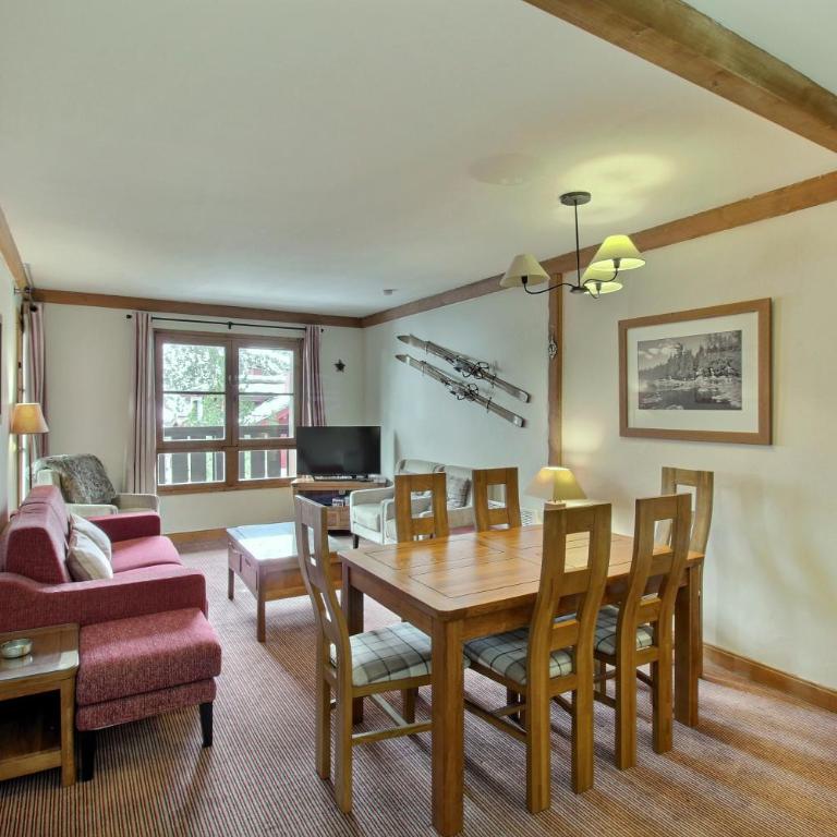 Arc 1950, Appartement 3 chambres Duplex 8 pers, Vue Montagne, Sauna, Hammam, Jacuzzi, Piscine extérieure chauffée - Three-Bedroom Apartment with Mountain View - 10