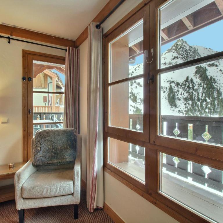 Arc 1950, Appartement 3 chambres Duplex 8 pers, Vue Montagne, Sauna, Hammam, Jacuzzi, Piscine extérieure chauffée - Three-Bedroom Apartment with Mountain View - 6