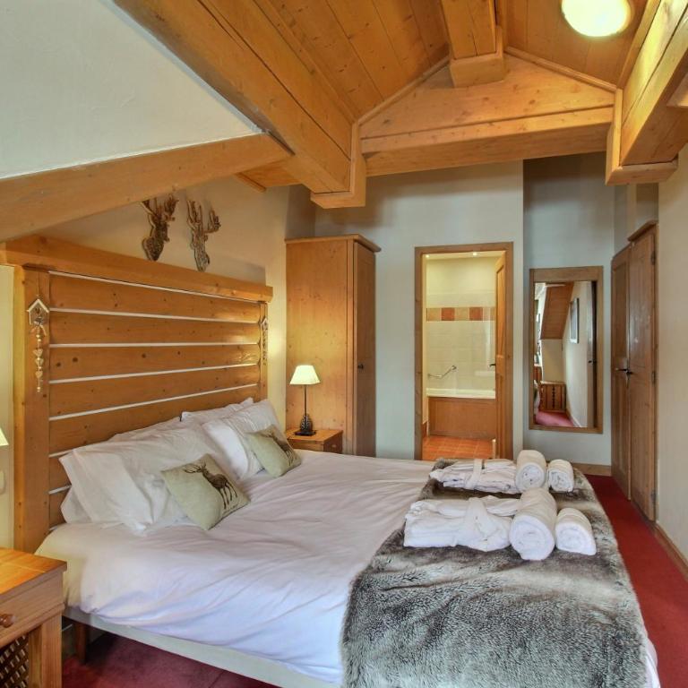 Arc 1950, Appartement 3 chambres Duplex 8 pers, Vue Montagne, Sauna, Hammam, Jacuzzi, Piscine extérieure chauffée - Three-Bedroom Apartment with Mountain View - 24