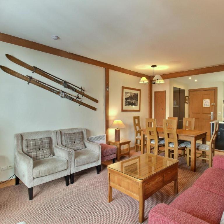 Arc 1950, Appartement 3 chambres Duplex 8 pers, Vue Montagne, Sauna, Hammam, Jacuzzi, Piscine extérieure chauffée - Three-Bedroom Apartment with Mountain View - 7