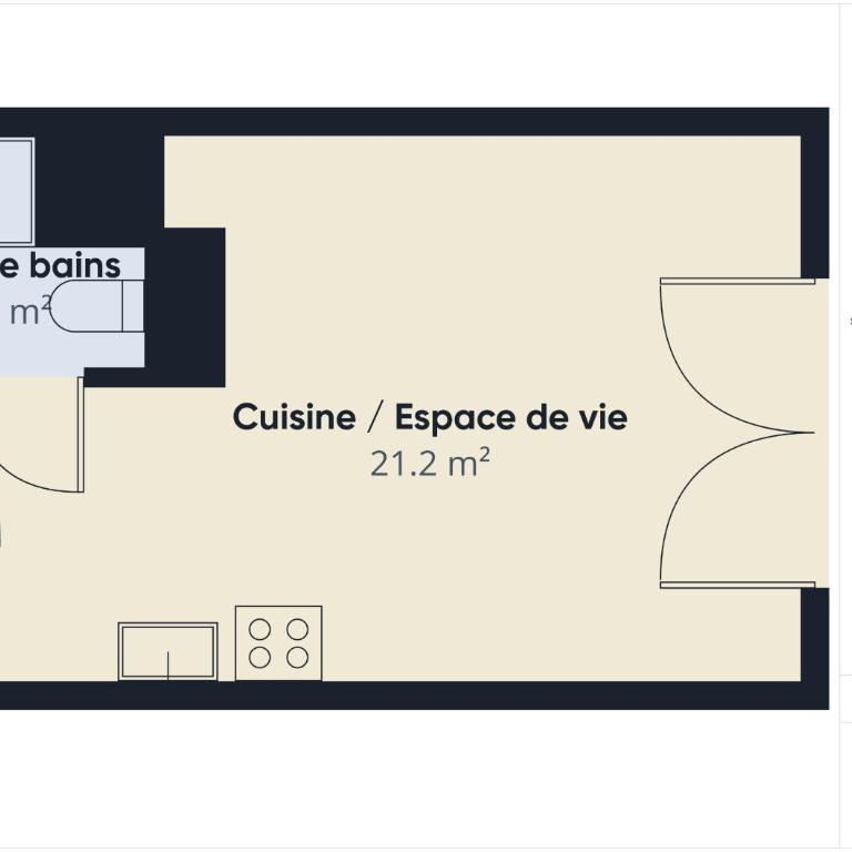 Vague océane - studio pour 2 - piscine commune - Studio - 28