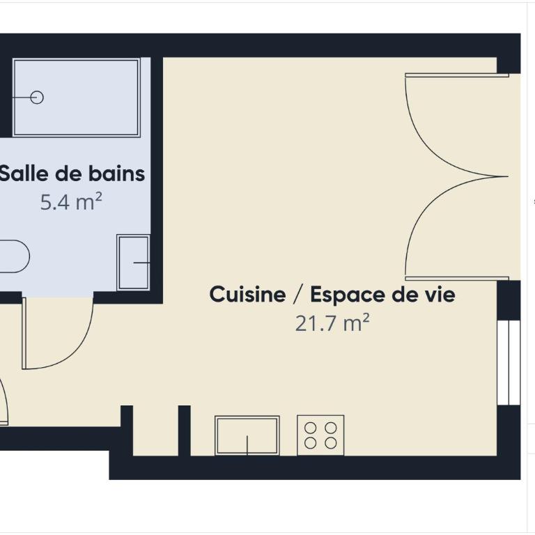 Lance's Right - studio pour 3 - piscine - Studio - 31