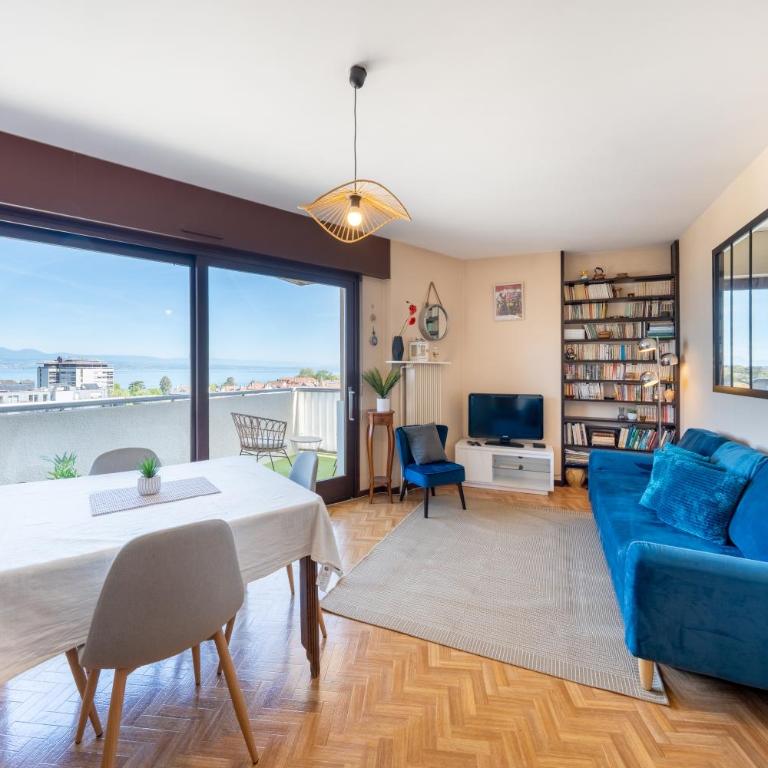 L'Étoile de Thonon hypercentre - Appartement 1 Chambre - Vue sur Lac - 2