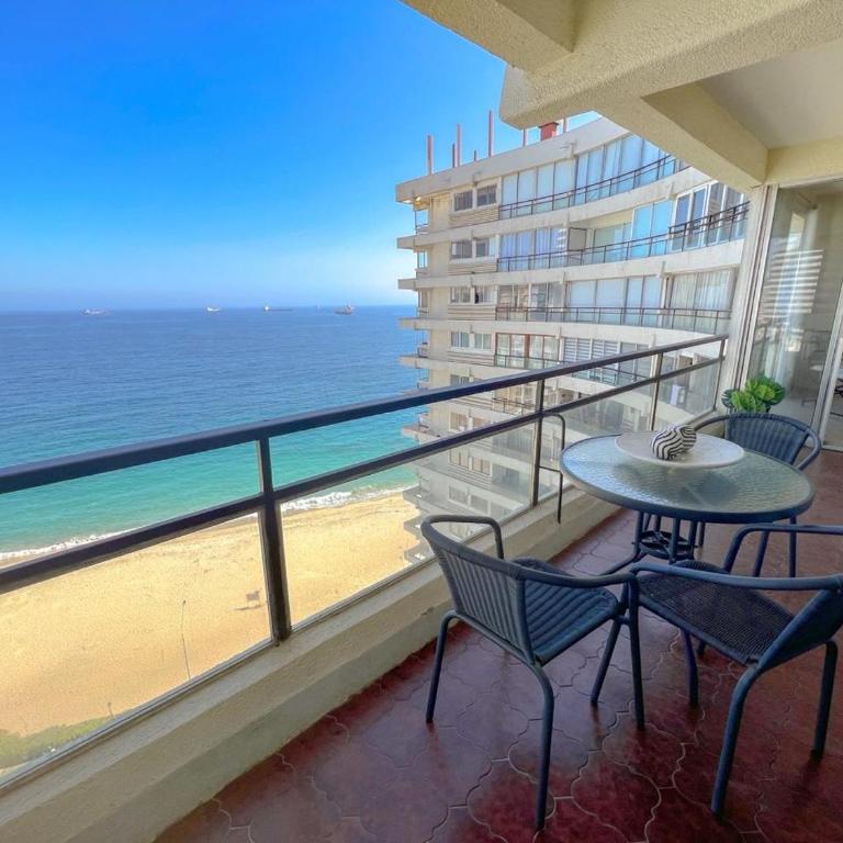 Departamento frente al mar Av San Martín a pasos del muelle Vergara - Apartamento de 3 dormitorios - 5